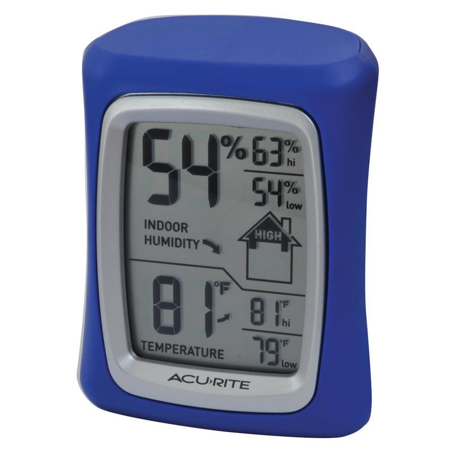 Shop Acurite Digital Indoor Blue Thermometer At