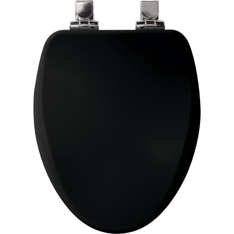 toilet seat elongated black