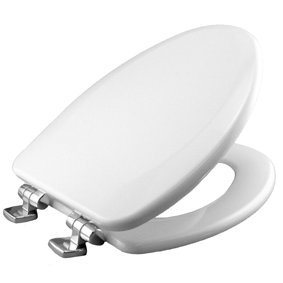 Church White Elongated SlowClose Toilet Seat in the Toilet Seats