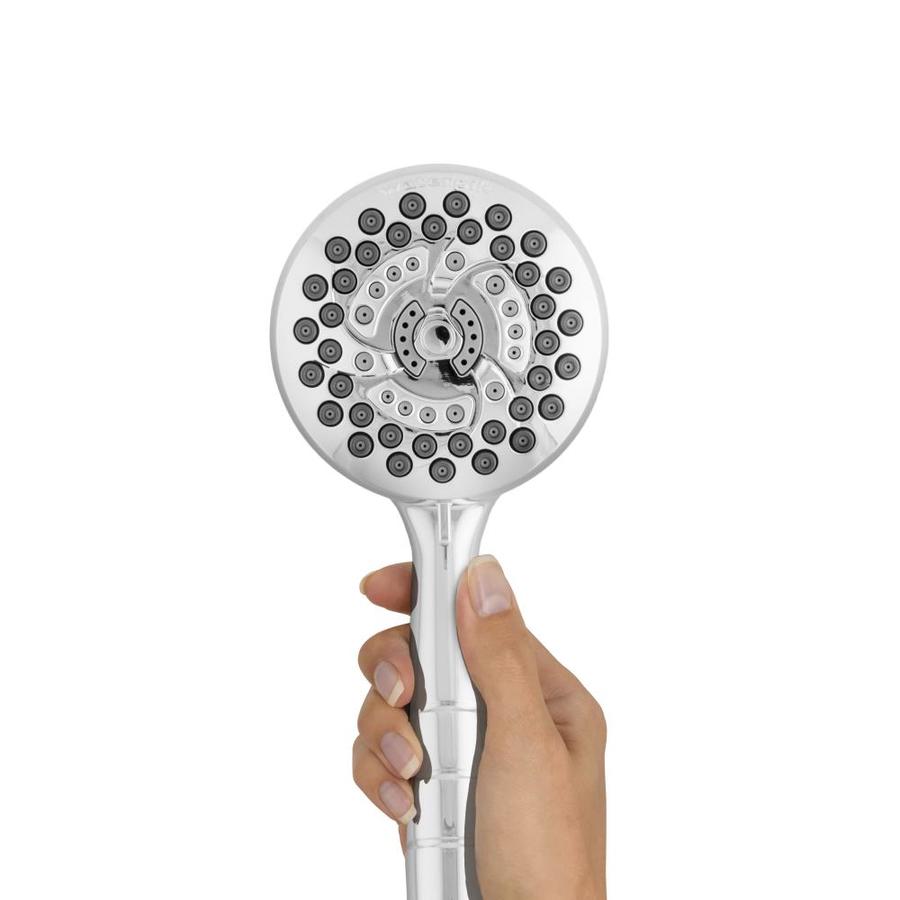 Waterpik Powerpulse Massage Chrome 7 Spray Handheld Shower In The Shower Heads Department At 5132