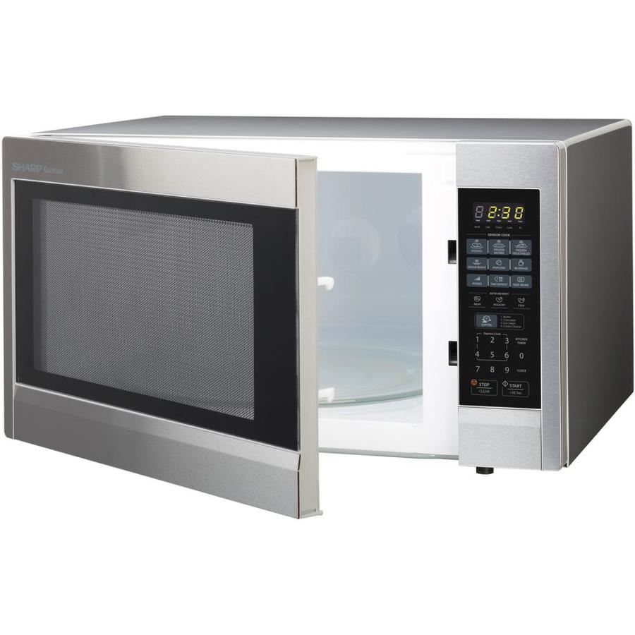 Sharp Carousel 2.2cu ft 1200Watt Countertop Microwave (Stainless