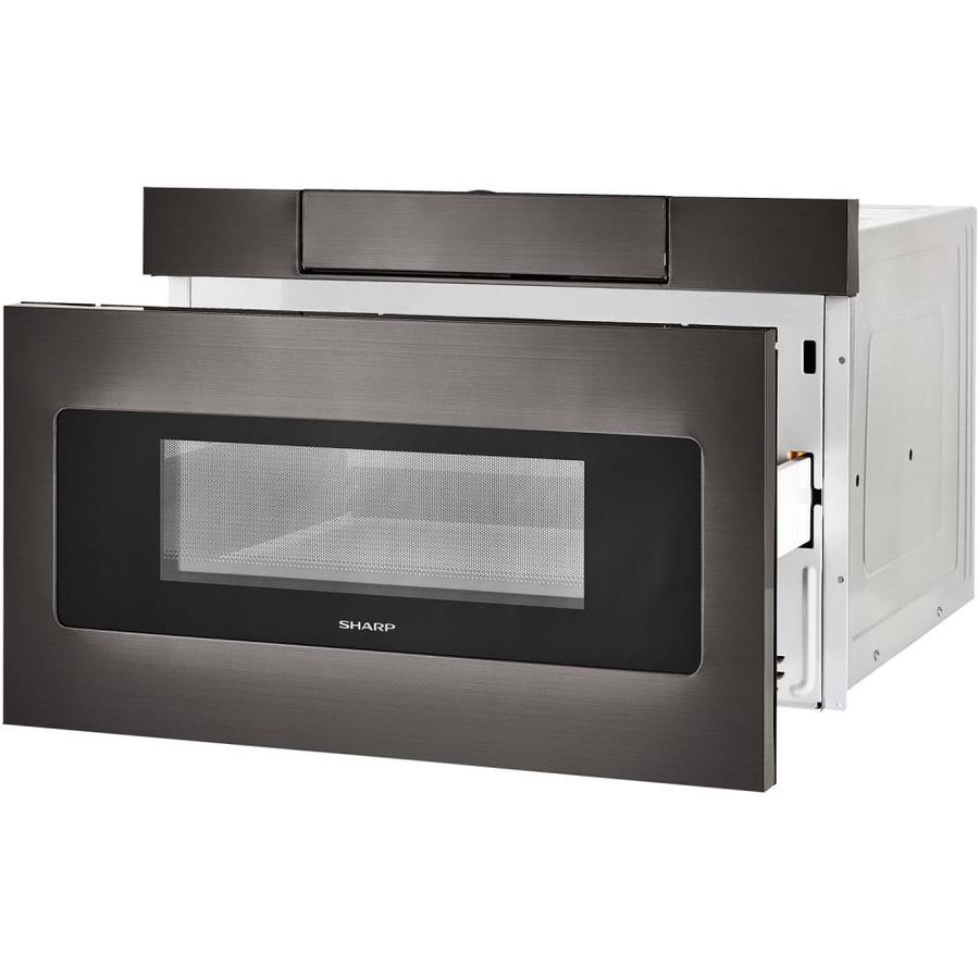 Sharp 1.2cu ft Microwave Drawer (Black Stainless Steel) (23.9in) in