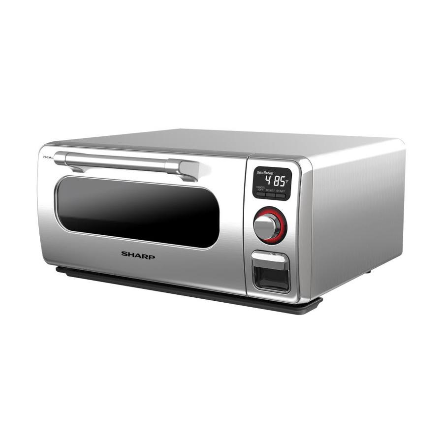 Sharp Superheated Steam 9-Slice Stainless Steel Toaster Oven in the