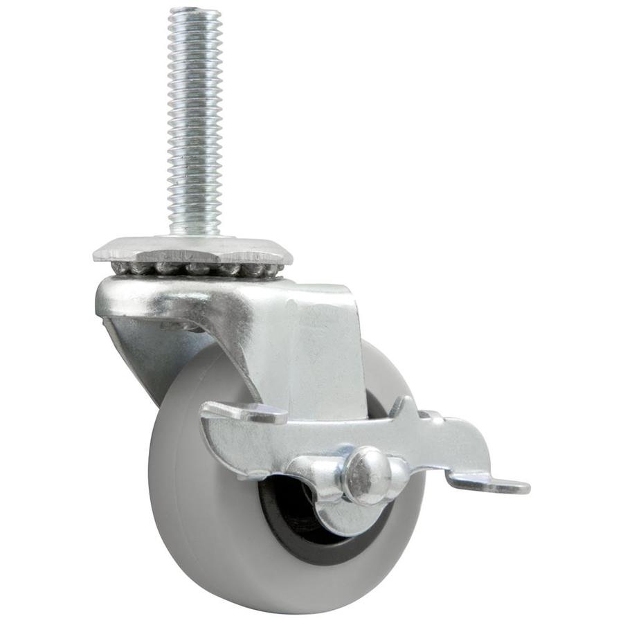 NEW Waxman 4032255T Details about   2" Swivel Caster Wheels With Threaded Stem Gray Pair 2 