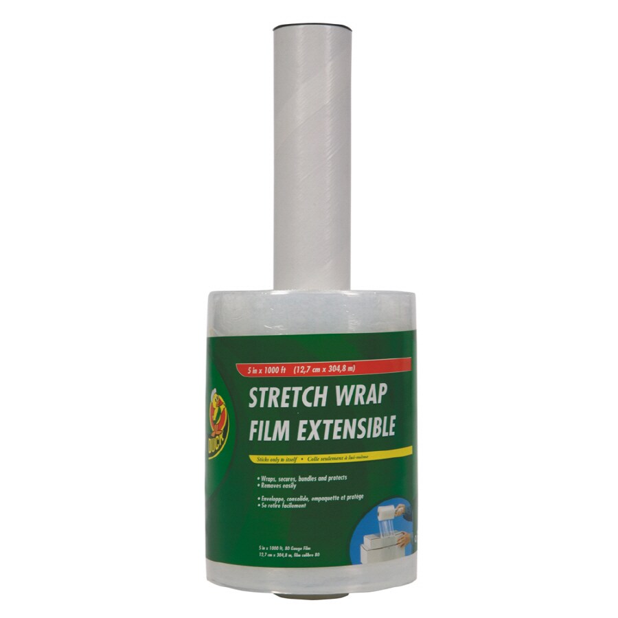 Duck BRAND Stretch Wrap Roll Clear 5 Inches by 1000 Feet 1 Pack 285849 for sale online