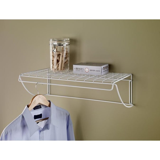 ClosetMaid 8279 24-Inch Wide Laundry Utility Hanger Shelf