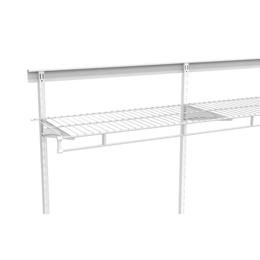 ClosetMaid Shelf and Rod 12ft x 12in White Universal Wire Shelf in