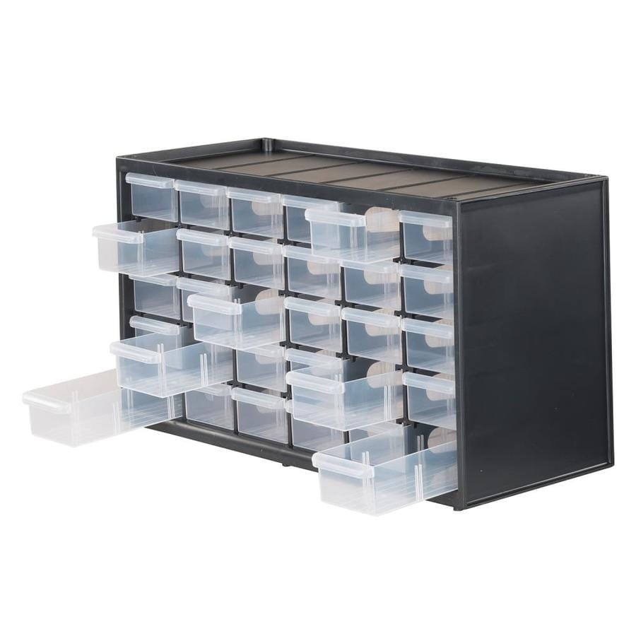 Stalwart 39-Drawer Black Plastic Small Parts Compartment Organizer -  Storage Drawers for Organizing Hardware or Crafts 75-TS2006 - The Home Depot
