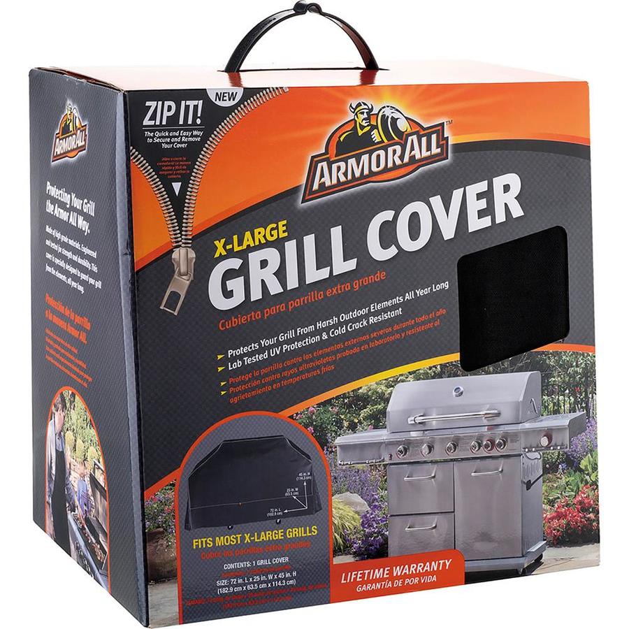 Mr. Bar-B-Q 25-in Black Gas Grill Cover In The Grill Covers Department ...