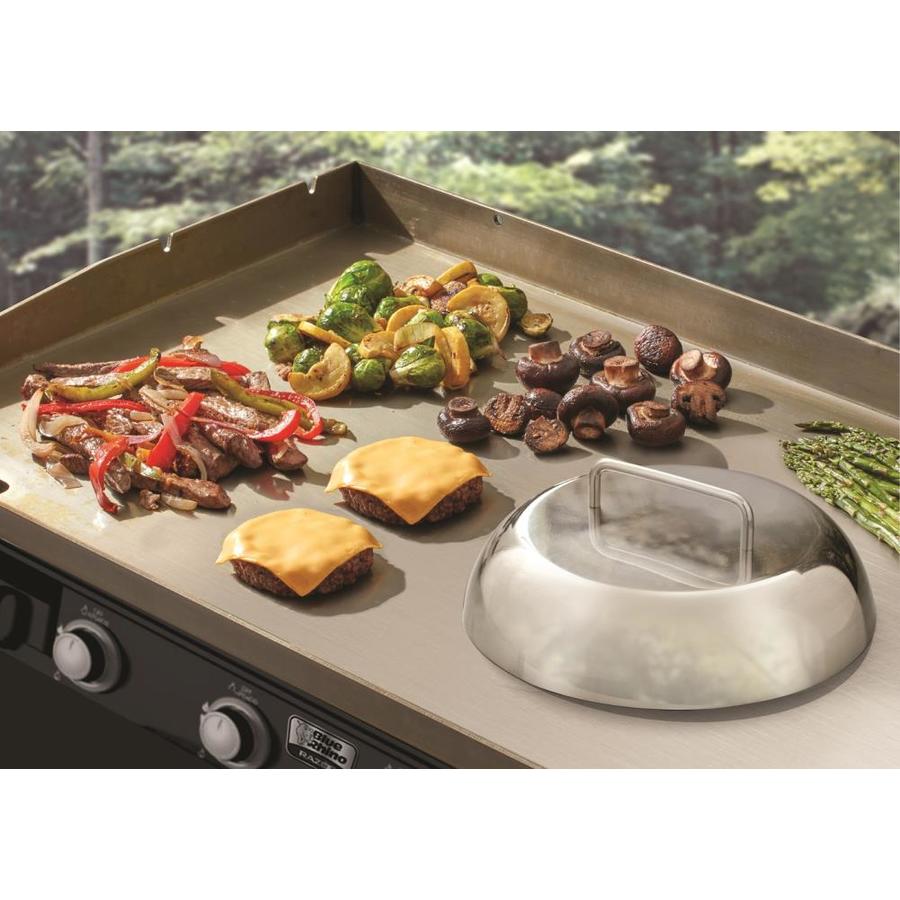 Blue Rhino Melt and Steam Dome Stainless Steel Griddle in the Grill