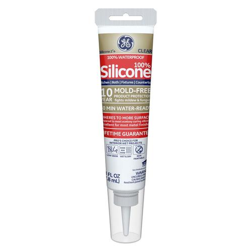 Ge Advanced Silicone Oz Clear Silicone Caulk In The Caulk