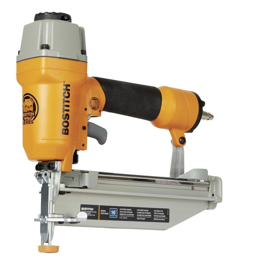 Bostitch 16Gauge Pneumatic Finish Nailer in the Nailers department at