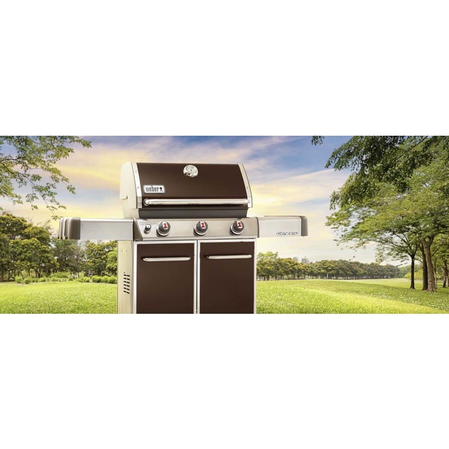 Weber Genesis E 310 Espresso 3 Burner Liquid Propane Gas Grill In The Gas Grills Department At 7175