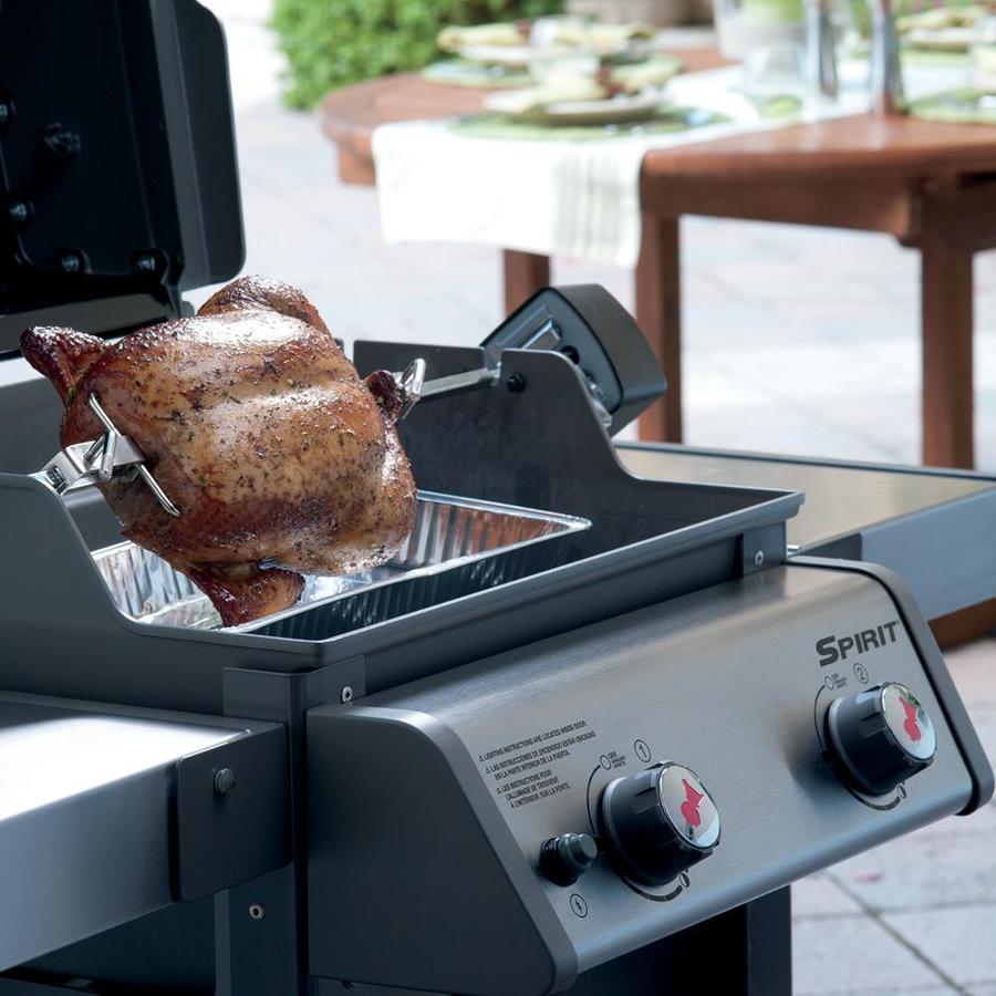 Shop Weber Spirit E210 Black porcelain enamel 2Burner Liquid Propane