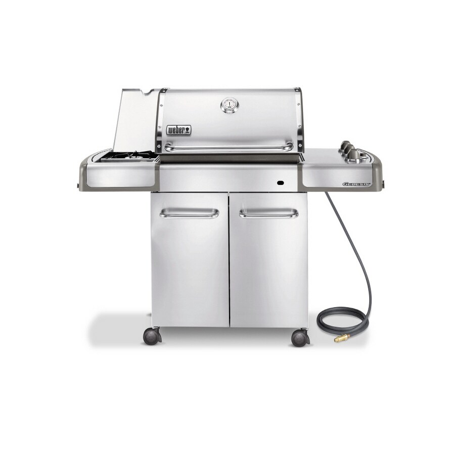 Meditatief Begrip Omringd Weber GENESIS S-320 STAINLESS NG GRI in the Gas Grills department at  Lowes.com