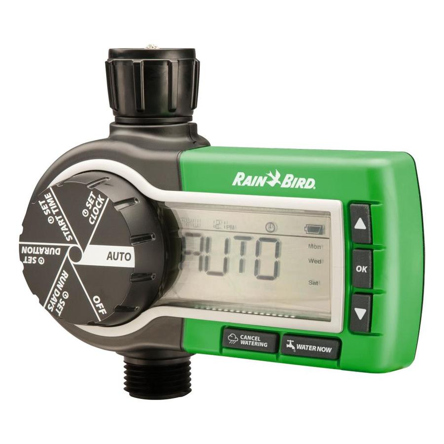 Rain Bird Pro Grade Hose-End Digital 1-Station Irrigation Timer in the