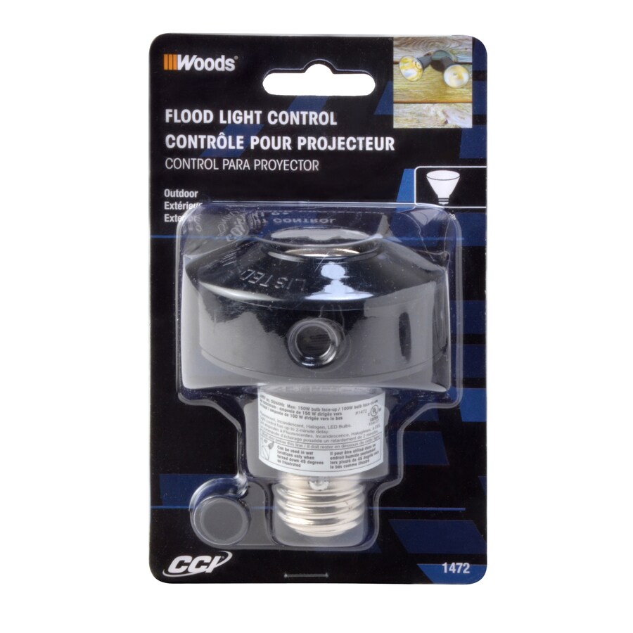 outdoor motion sensor light socket adapter