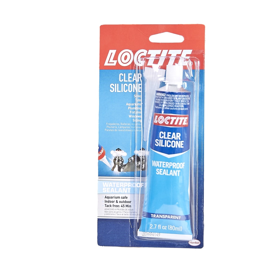 LOCTITE 2.7-fl Oz Silicone Clear Multipurpose Adhesive In The ...