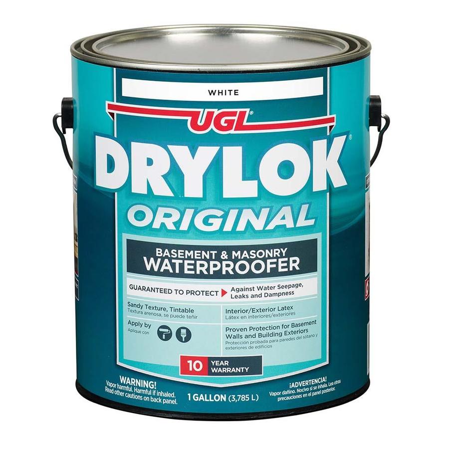 Ugl White Flat Textured Waterproofer 1 Gallon In The Waterproofers Sealers Department At Lowes Com