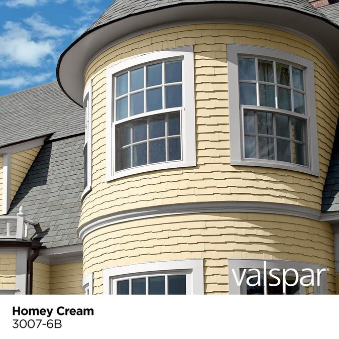 Valspar Pro Storm Coat Homey Cream Satin Latex Exterior