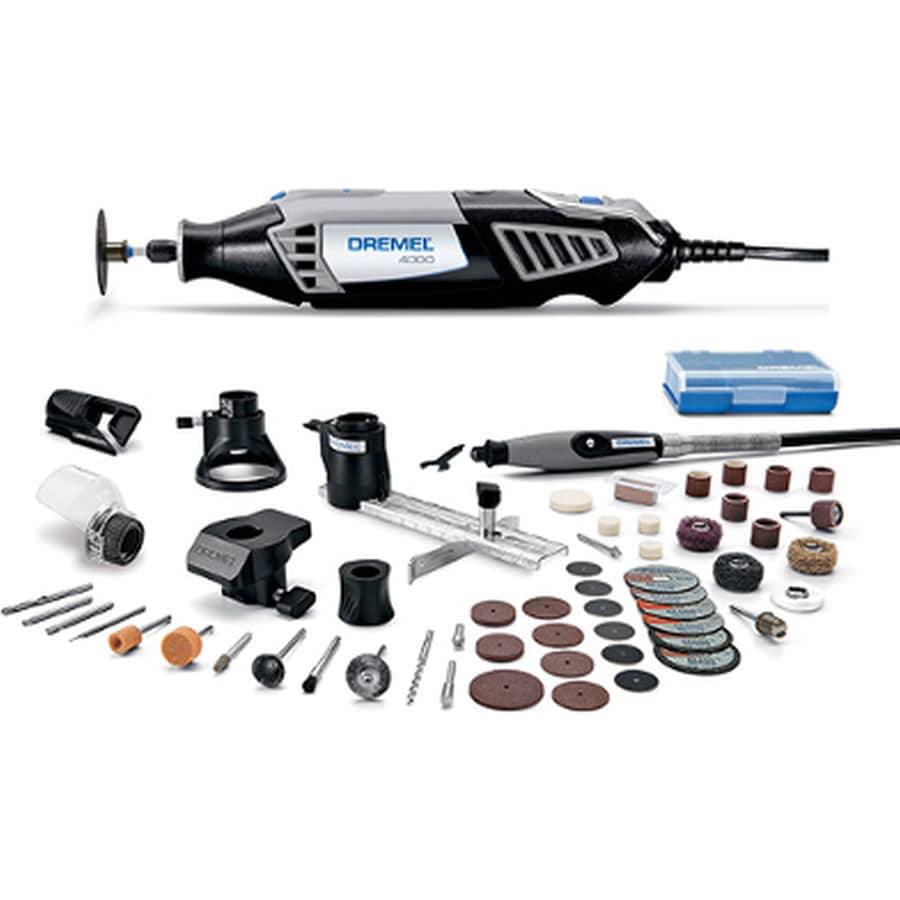 100 Pieces Rotary Tool Kit Accessories Dremel Set Variable Speed With Flex Shaft