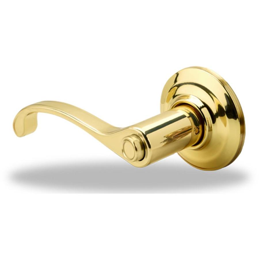 Yale Security YH McClure Polished Brass Reversible Privacy Door Handle