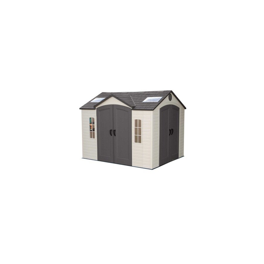 LIFETIME PRODUCTS Gable Storage Shed (Common: 10-ft x 8-ft; Interior 
