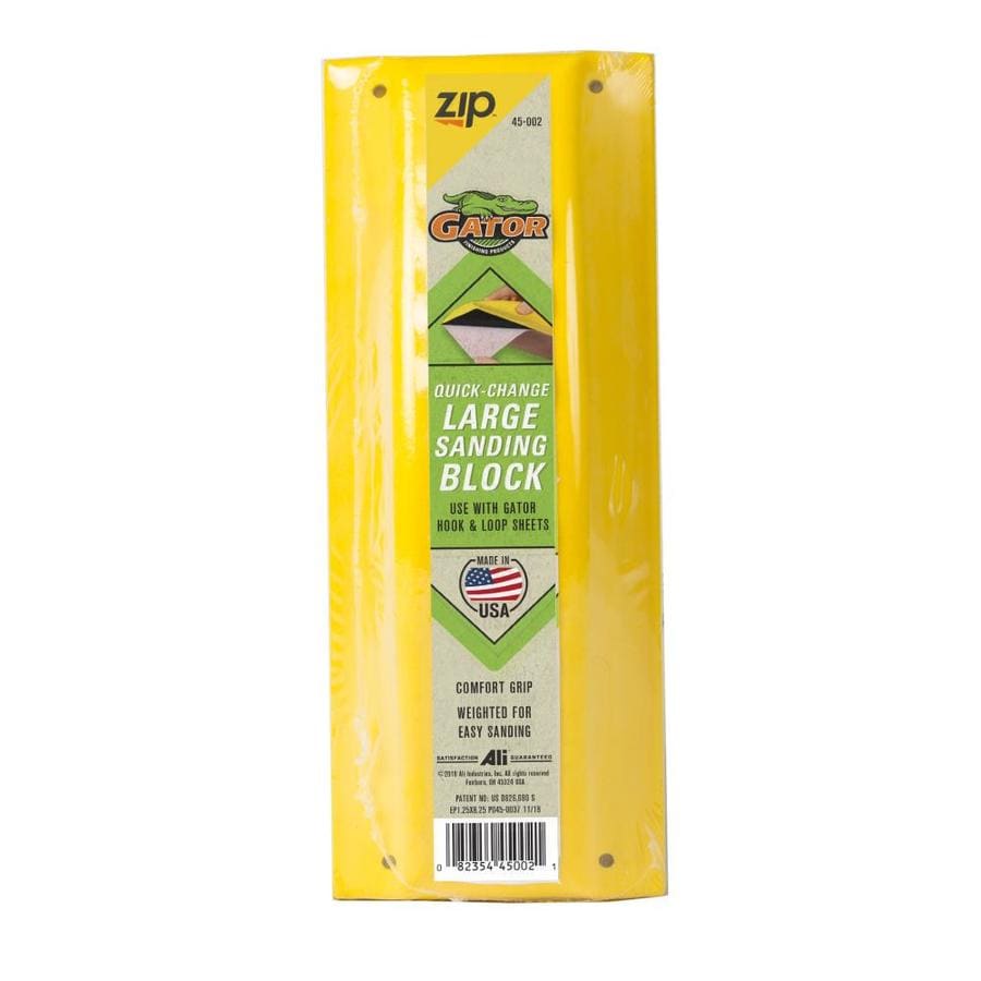 hook and loop sanding block