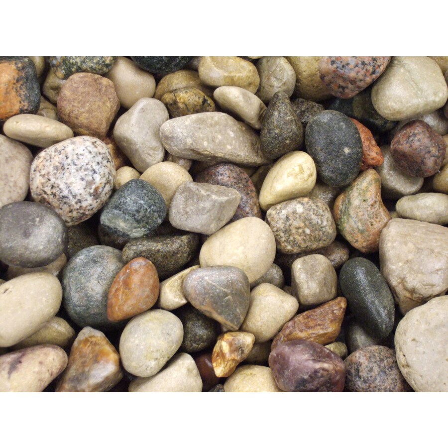 Greensmix 0.5-cu ft River Rock in the Landscaping Rock department at