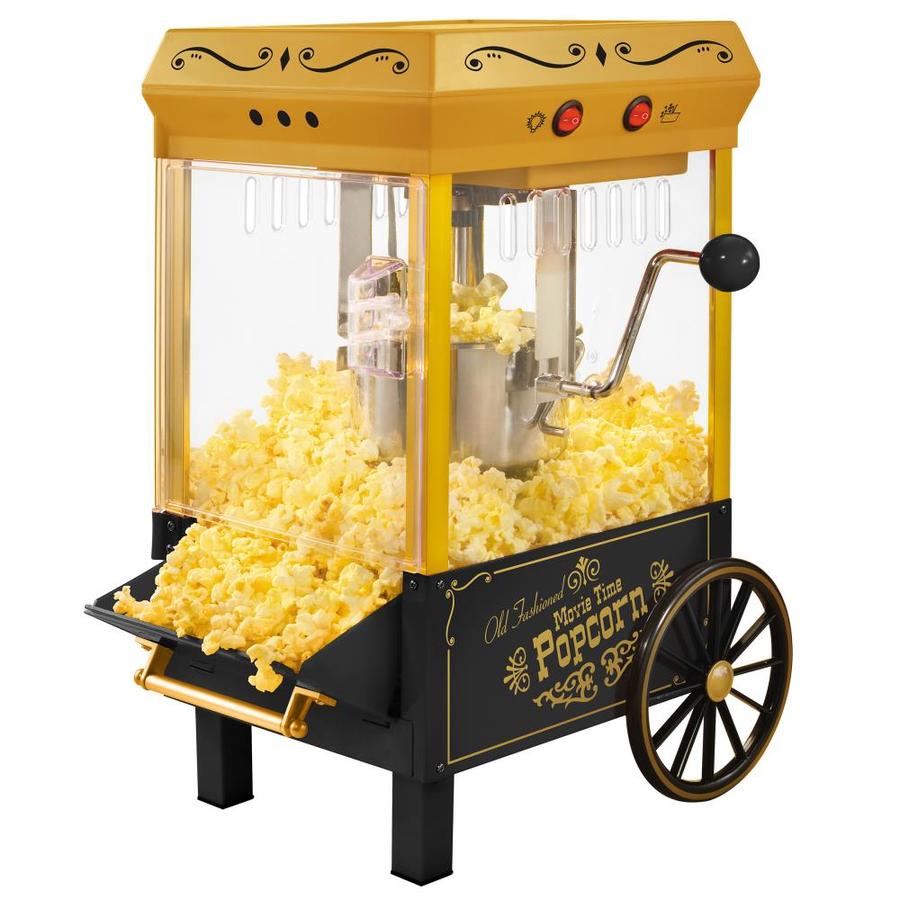 nostalgia popcorn machine and cart