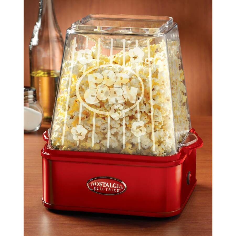 nostalgia popcorn machine setup