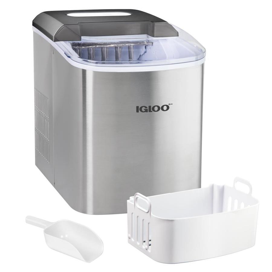 Igloo 26-lb Flip-up Door Portable/Countertop Bullet Ice Maker