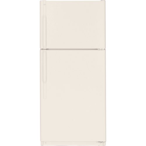 Hotpoint Cu Ft Top Freezer Refrigerator Color Bisque Biscuit At