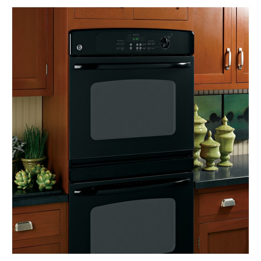 GE SelfCleaning Double Electric Wall Oven (Black) 30 Inch