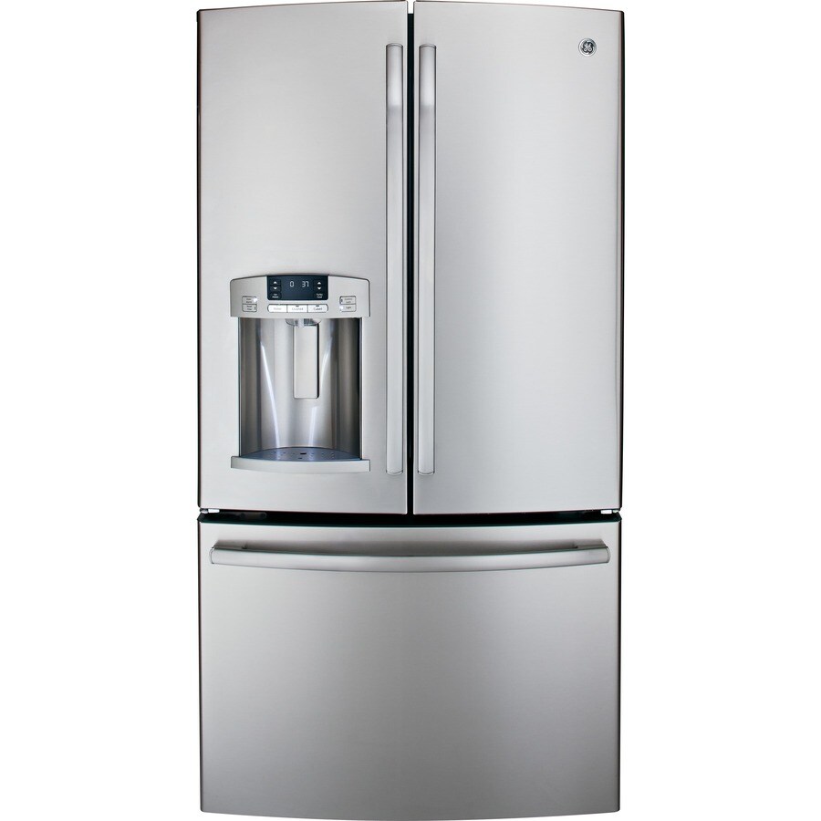 GE 26.7cu ft French Door Refrigerator with Dual Ice Maker (Stainless