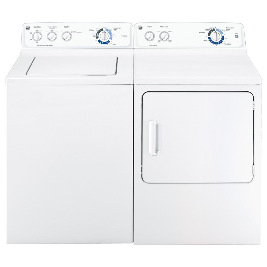 GE 6cu ft Electric Dryer (White) in the Electric Dryers department at