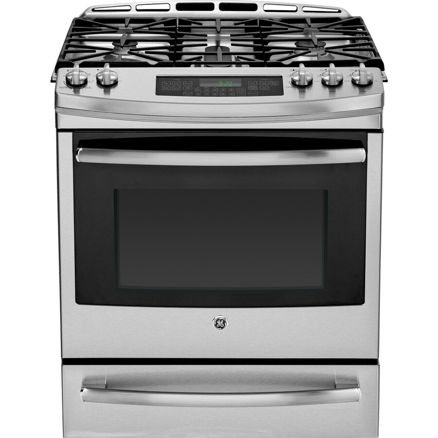 Shop GE Profile 5Burner 5.6cu ft SlideIn Convection Gas Range