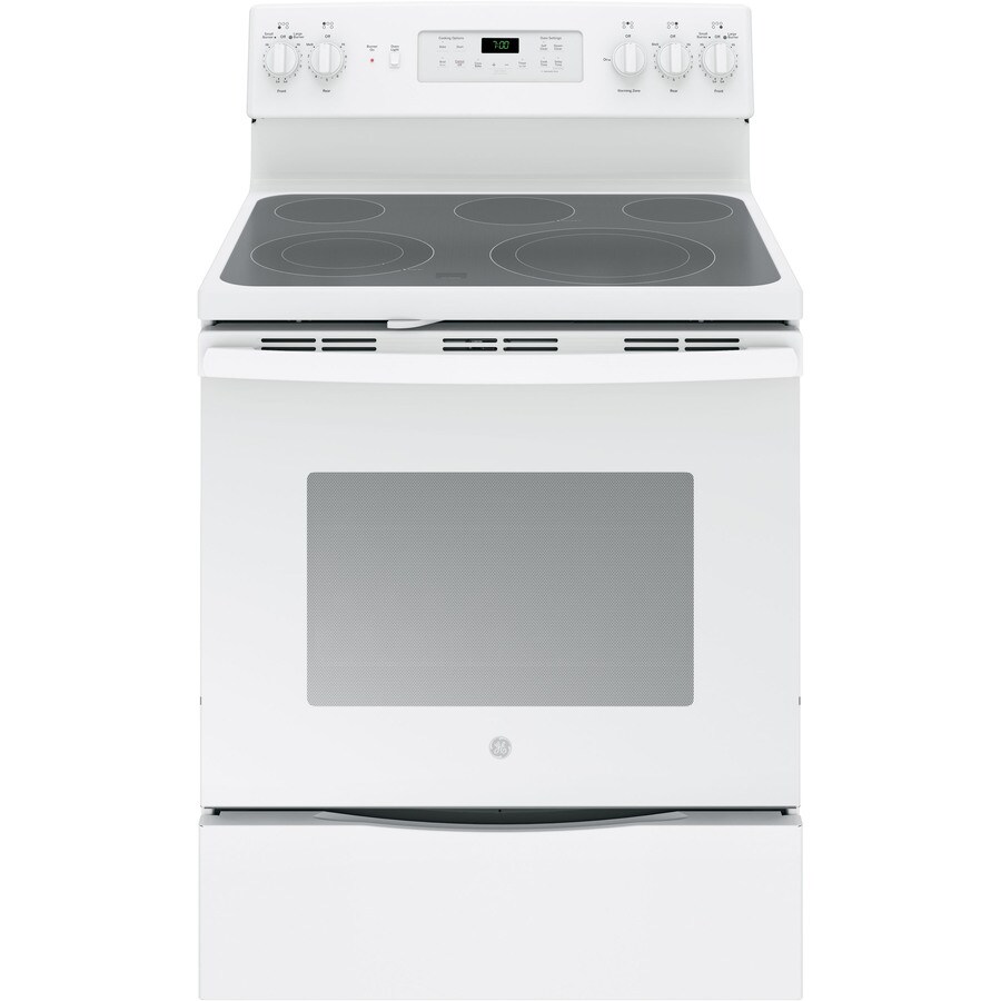 GE Smooth Surface Element Cu Ft Self Cleaning Convection Freestanding Electric Range