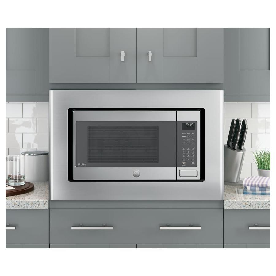 ge-profile-built-in-microwave-trim-kit-stainless-steel-in-the