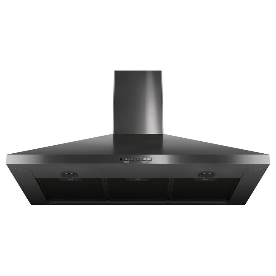 GE 36in Convertible Black Stainless WallMounted Range Hood in the