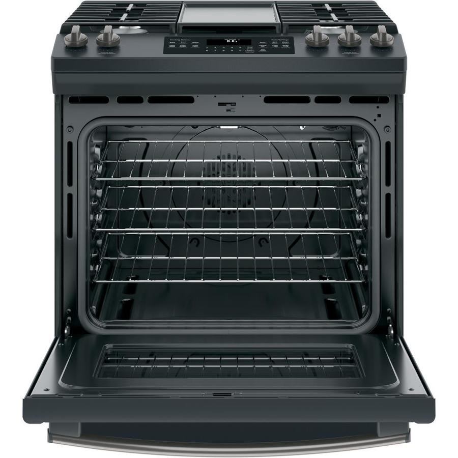 GE 5 Burners 5.6cu ft SelfCleaning Convection Slidein Gas Range