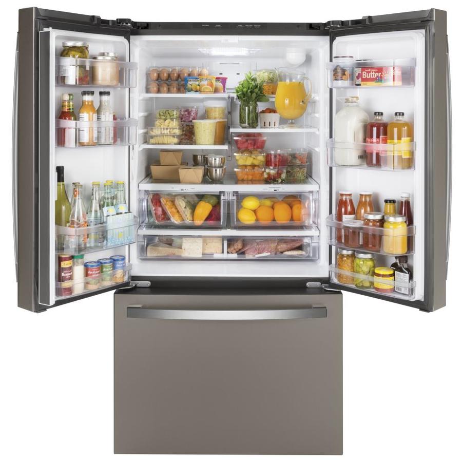 GE 27cu ft French Door Refrigerator with Ice Maker (Fingerprint