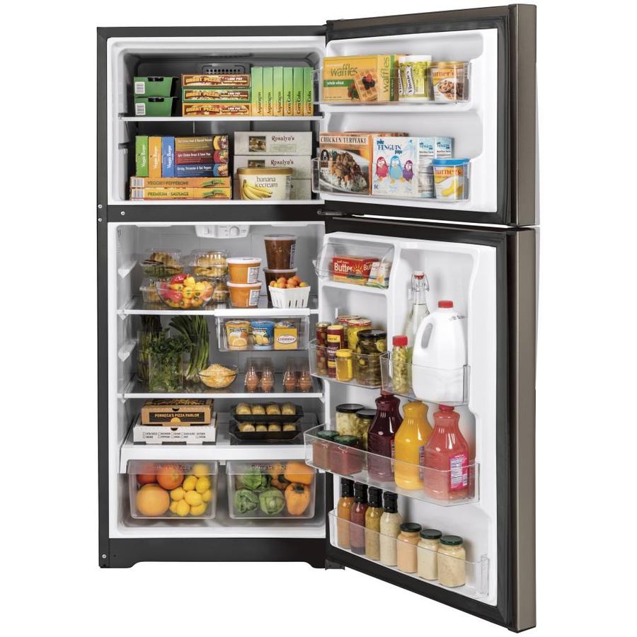 GE Garage Ready 19.1cu ft TopFreezer Refrigerator (Fingerprint