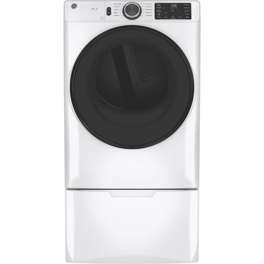 GE 7.8cu ft Stackable Electric Dryer (White) ENERGY STAR in the