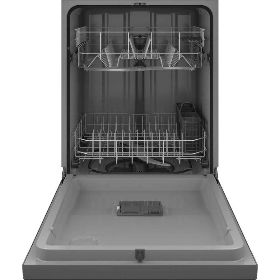 GE Dry Boost 55Decibel Front Control 24in BuiltIn Dishwasher (Stainless Steel) ENERGY STAR in