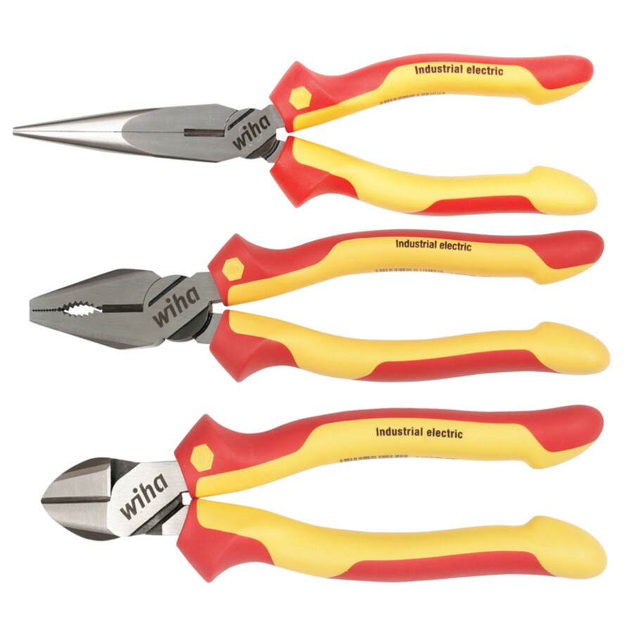 Wiha 8-in Insulated Electrical Assorted Pliers With Wire Cutter In The ...