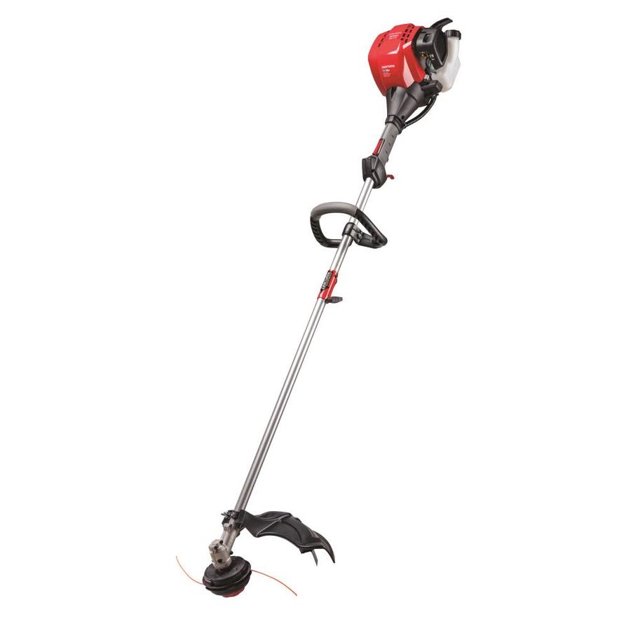 gas string trimmer with attachments