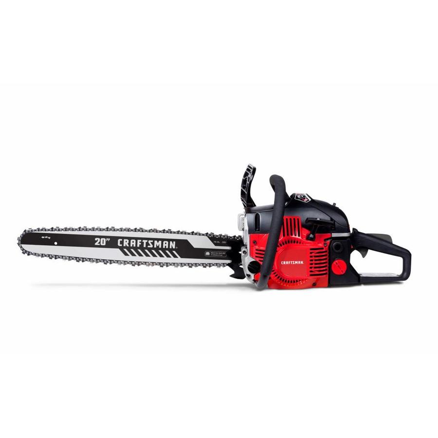 Craftsman S205 20 In 46 Cc 2 Cycle Gas Chainsaw In The Gas Chainsaws Department At 4741