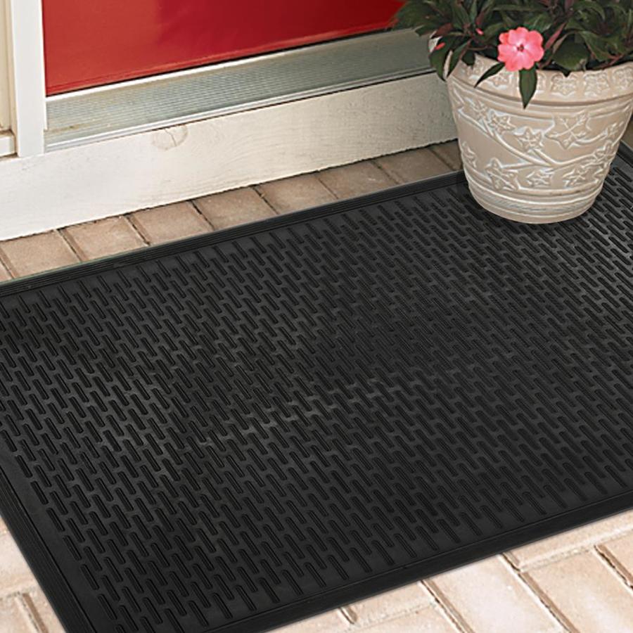 Mohawk Home UTILITY BAY Black Rectangular Outdoor Door Mat 3