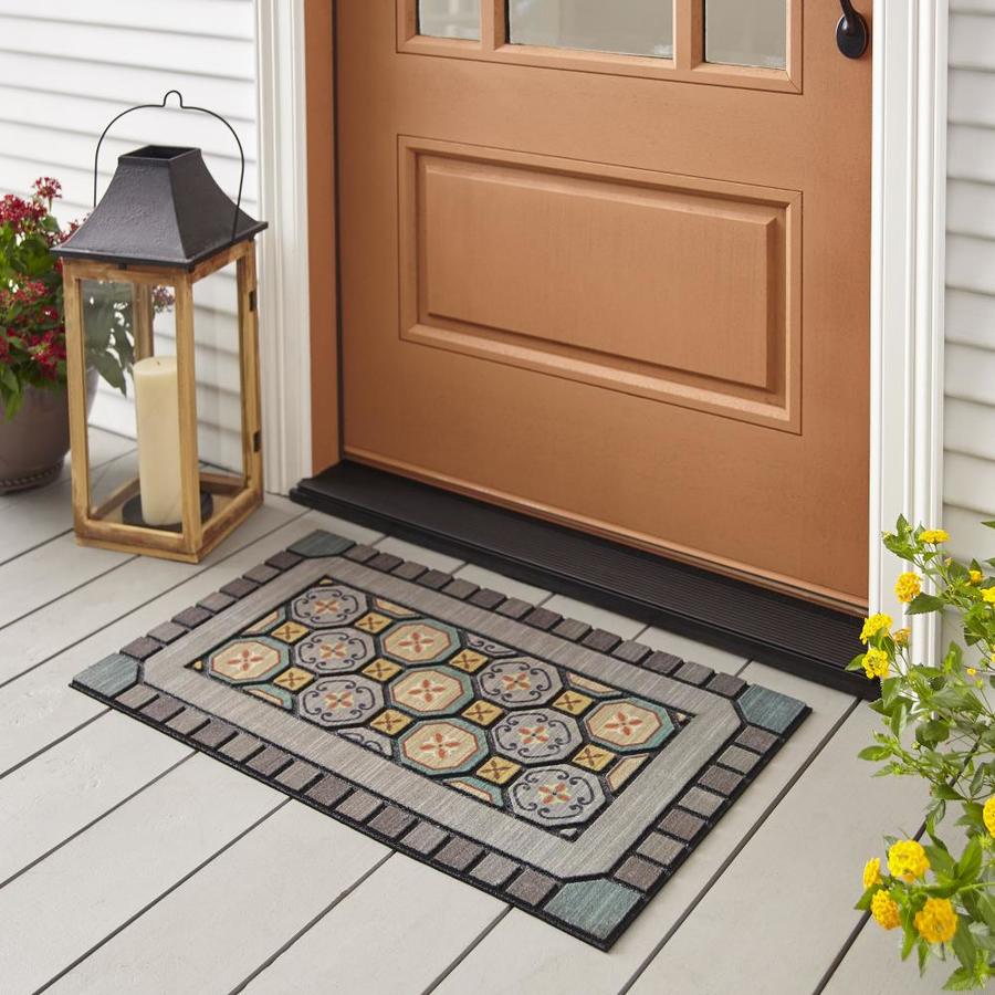 Mohawk Home Doorscapes Mat 2ft x 3ft Rectangular Outdoor Door Mat in